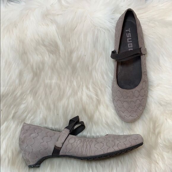 Tsubo Juba Tan Quilted Suede Mary Jane Heels Sz 10 - Picture 2 of 8